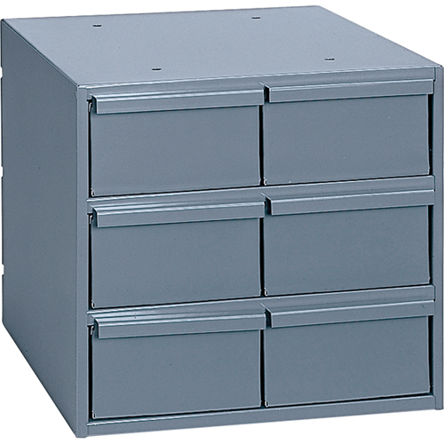 Casiers &agrave; tiroirs industriels, 6 tiroirs, 11-3/4" la x 11-5/8" p x 10-7/8" h, Gris Stor-it Systems