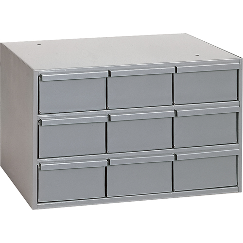 Casiers &agrave; tiroirs industriels, 9 tiroirs, 17-1/4" la x 11-5/8" p x 10-7/8" h, Gris Stor-it Systems