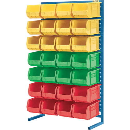 Stationary Bin Racks  -Single-Sided - Rack Only, 36" W x 12" D x 61" H Stor-it Systems