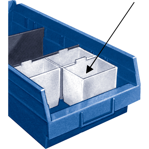 Bacs de rangement pour tablettes - Compartiments Stor-it Systems