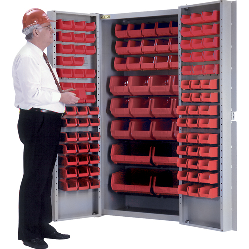 Armoire &agrave; combinaison avec porte creuse, 38" la x 24" p x 72" h, 36 tablettes Stor-it Systems