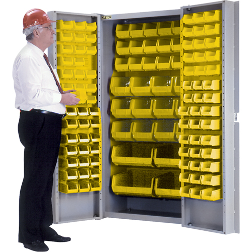 Deep-Door Combination Cabinet, 38" W x 24" D x 72" H, 36 Shelves Stor-it Systems