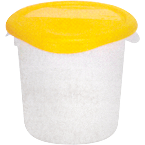 Contenants ronds, 7-4/5" ha x 8-1/2" p, Capacit&eacute; de 3,79 L, Transparent Stor-it Systems