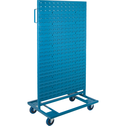 Mobile Bin Racks - Double Sided, 0 Bins, 36" W x 24" D x 67-1/2" H Stor-it Systems