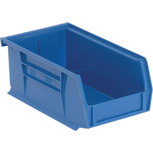 Bacs ultra empilable & suspendable, 4-1/8" la, 3" h x 7-3/8" p, Bleu Stor-it Systems
