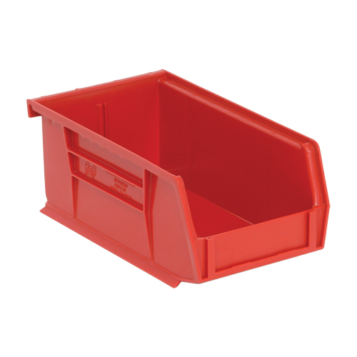 Bacs ultra empilable & suspendable, 4-1/8" la, 3" h x 7-3/8" p, Rouge Stor-it Systems