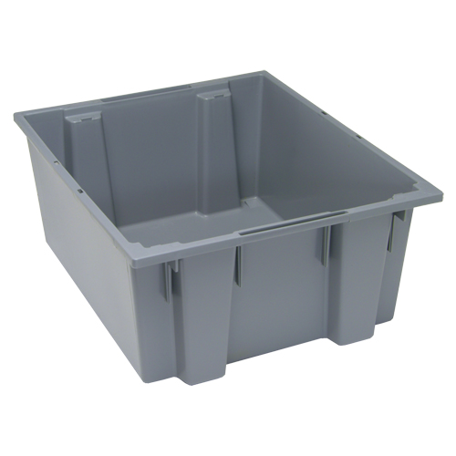 Contenants Stack & Nest, 10" x 23,5" x 19,5", Gris Stor-it Systems