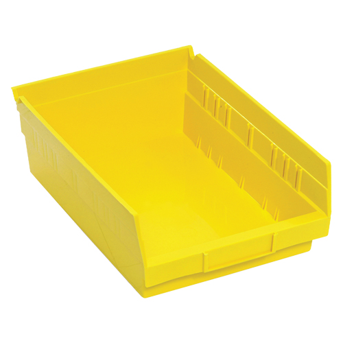 Bacs de rangement pour tablettes, 8-3/8" la x 4" H x 11-5/8" p, Jaune, Capacit&eacute; 30 lb Stor-it Systems