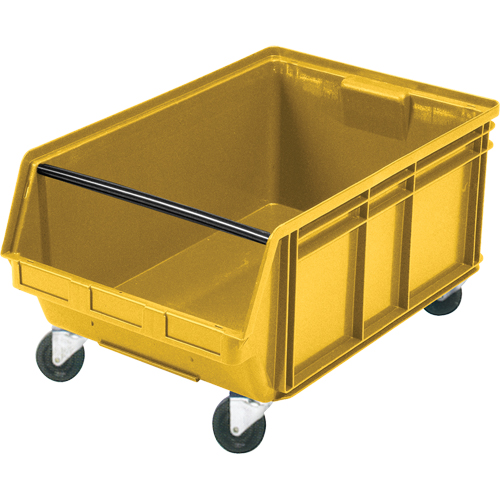 Mobile Giant Stacking Bin, 11-7/8" H x 18-3/8" W x 29" D, 150 lbs. Capacity, Yellow Stor-it Systems