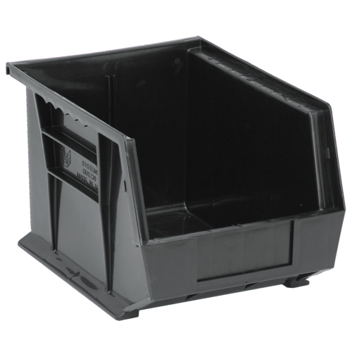 Bacs ultra empilable & suspendable, 8-1/4" la, 7" h x 10-3/4" p, Noir Stor-it Systems