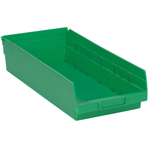 Bacs pour tablette, 8-1/8" la x 4" H x 17-7/8" p, Vert, Capacit&eacute; 40 lb Stor-it Systems