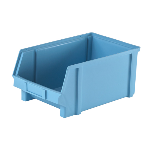 Plastibox&reg; Parts Bin, 8-1/10" W x 6" H x 12-4/5" D, Blue Stor-it Systems