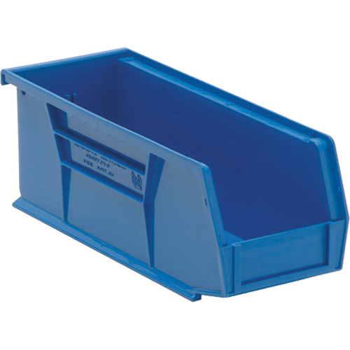 Bacs ultra empilable & suspendable, 4-1/8" la, 4" h x 10-7/8" p, Bleu Stor-it Systems