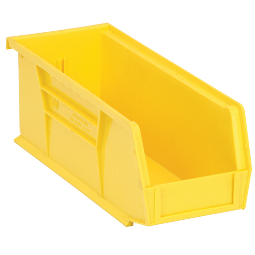 Bacs ultra empilable & suspendable, 4-1/8" la, 4" h x 10-7/8" p, Jaune Stor-it Systems