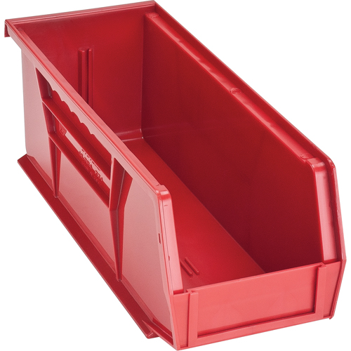 Ultra Stack & Hang Bin, 4-1/8" W x 4" H x 10-7/8" D, Red Stor-it Systems