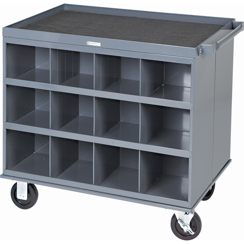 Postes/chariots de travail robustes &agrave; 2 c&ocirc;t&eacute;s, 1000 lb Capacit&eacute;, 34" x la, 32" x ha, 24" p, Enti&egrave;rement soud&eacute; Stor-it Systems