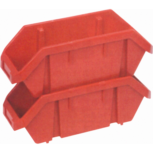 Boîtes &agrave; ramassage rapide "Quick Pick", 5" x 8,375" x 12,5", Rouge Stor-it Systems