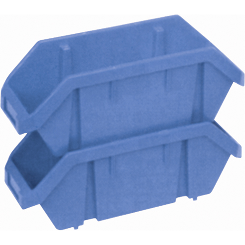 Boîtes &agrave; ramassage rapide "Quick Pick", 5" x 8,375" x 12,5", Bleu Stor-it Systems