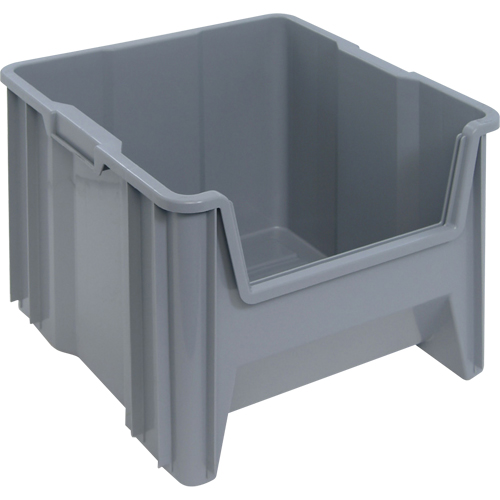 Contenants &agrave; empiler g&eacute;ants, 16,5" la x 17,5" p x 12,5" h, Gris Stor-it Systems