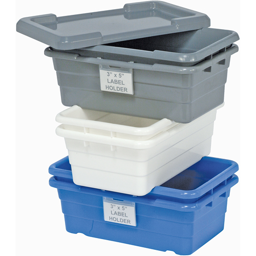 Cross Stack Bins, 16" W x 25.125" D x 8.5" H, White Stor-it Systems