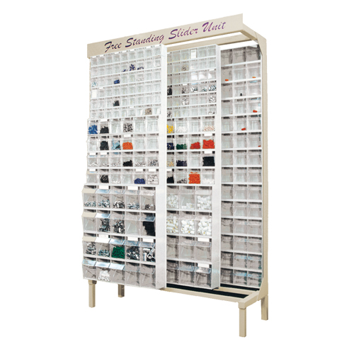 Syst&egrave;me de stockage &agrave; glissi&egrave;re &agrave; bacs basculants autonome, 48" la x 18" p x 77" h, 364 tiroirs Stor-it Systems