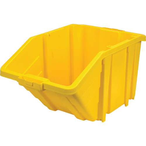 Bac g&eacute;ant en plastique, 15-1/2" la x 13" H x 25" p, Jaune, Capacit&eacute; 200 lb Stor-it Systems