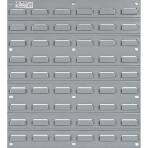Panneau perfor&eacute; en m&eacute;tal pour bacs, 16 bacs, 18" la x 1/8" p x 19" h Stor-it Systems