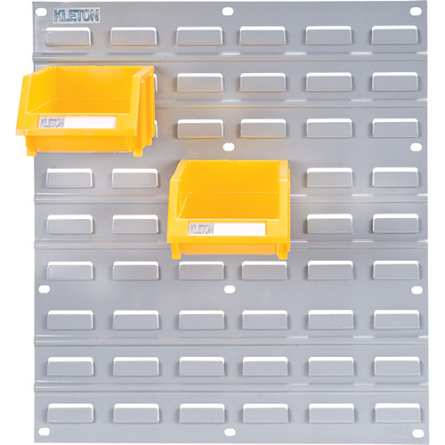 Panneau perfor&eacute; en m&eacute;tal pour bacs, 16 bacs, 18" la x 1/8" p x 19" h Stor-it Systems