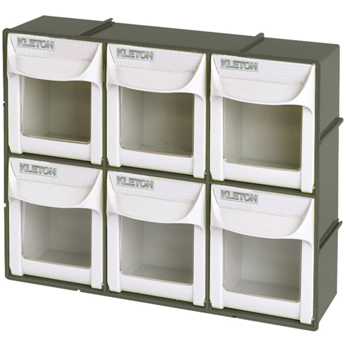 Bac basculant robuste, 11-3/4" la x 3-1/2" p x 9-3/4" h, 6 tiroirs Stor-it Systems