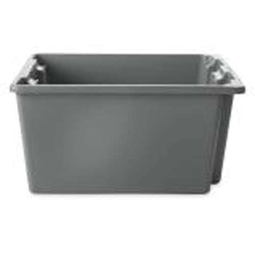 Stack & Nest Palletote Box, 10" x 15.5" x 19.5", Grey Stor-it Systems