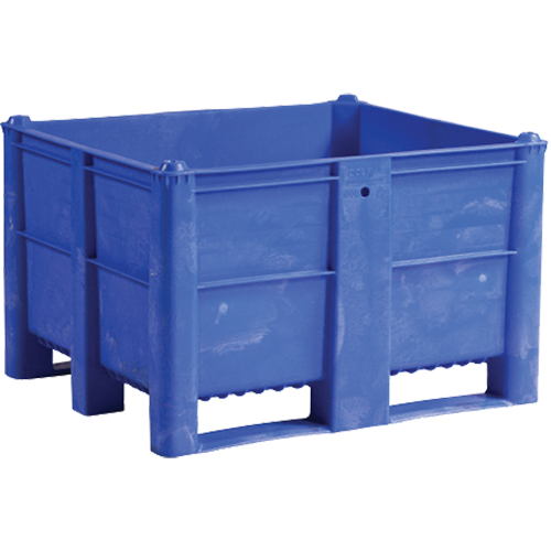 Conteneur pour palettes, 40"/47,25" p x 48"/39,4" la x 29"/29,1" h, Capacit&eacute; 1543 lb/2650 lb, Bleu Stor-it Systems
