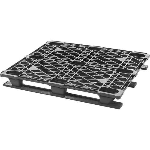 Palette empilable en plastique, Acc&egrave;s de Quatre c&ocirc;t&eacute;s, 48" lo x 40" la x 5-3/5" h Stor-it Systems