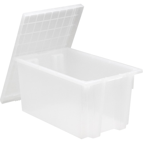 Contenant robuste Stack & Nest, 15" x 19,5" x 29,5", Transparent Stor-it Systems