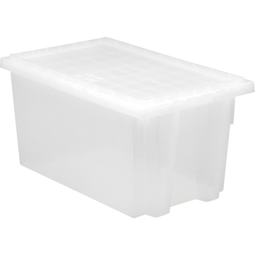 Contenant robuste Stack & Nest, 15" x 19,5" x 29,5", Transparent Stor-it Systems