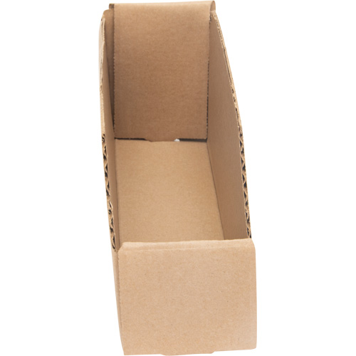 Boîtes profondes en carton ondul&eacute;, 2-7/8" la x 11-1/4" p x 4-1/2" h, Beige Stor-it Systems