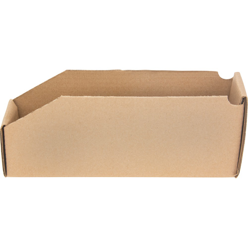 Boîtes profondes en carton ondul&eacute;, 2-7/8" la x 11-1/4" p x 4-1/2" h, Beige Stor-it Systems