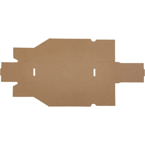 Boîtes profondes en carton ondul&eacute;, 3-3/4" la x 11-1/4" p x 4-1/2" h, Beige Stor-it Systems