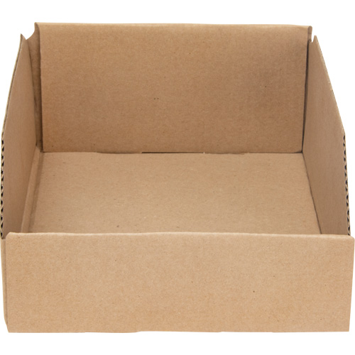 Boîtes profondes en carton ondul&eacute;, 8-3/4" la x 11-1/4" p x 4-1/2" h, Beige Stor-it Systems