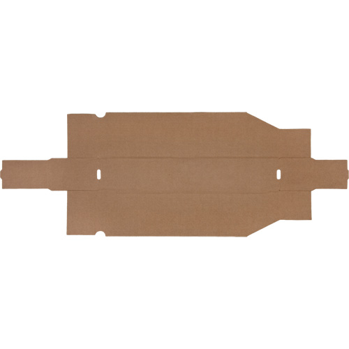 Boîtes profondes en carton ondul&eacute;, 1-7/8" la x 17-1/8" p x 4-1/2" h, Beige Stor-it Systems