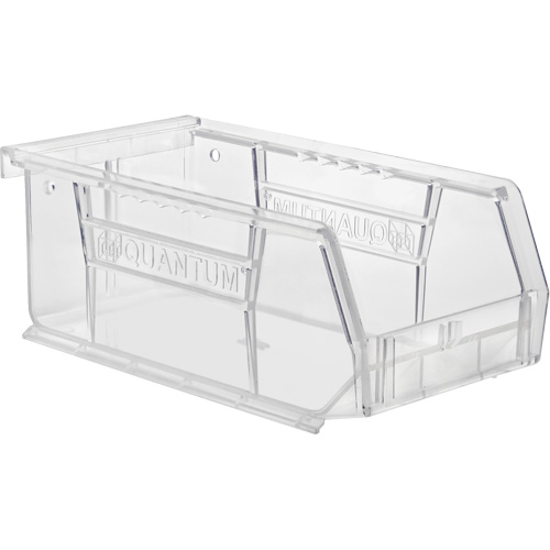 Crystal Clear Ultra Bins, 4-1/8" W x 3" H x 7-3/8" D, Clear Stor-it Systems