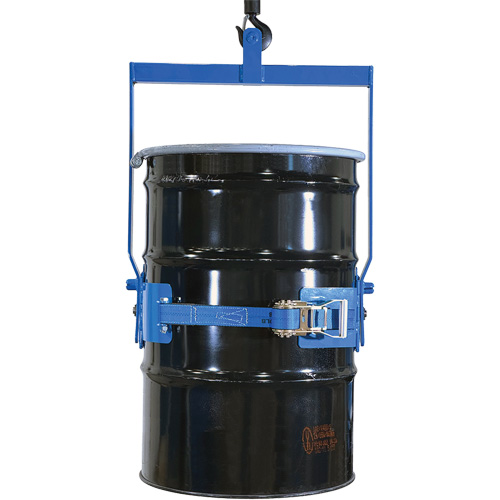 Ensemble de l&egrave;ve-baril manuel inclinable, Baril de 55 gal. US (45 gal. imp.), Capacit&eacute; 800 lb/363 kg Stor-it Systems