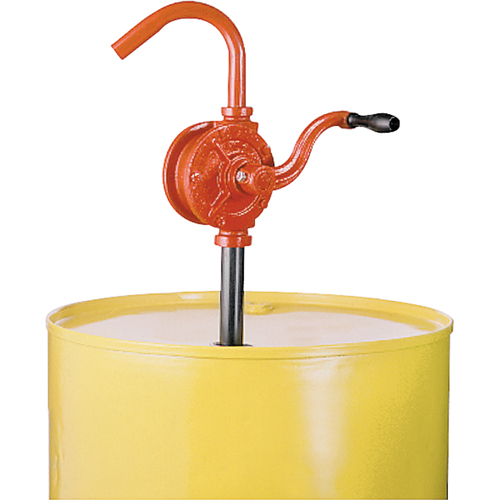 Pompe rotative pour barils, Fonte, Pour capacit&eacute; 15-55 gal., 7,5 gallons/100 r&eacute;volutions Stor-it Systems
