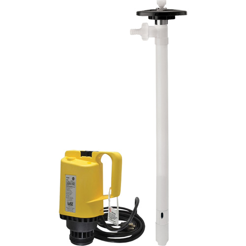 Pompes &agrave; tambour &eacute;lectriques, PVDF, 42 gal./min Stor-it Systems