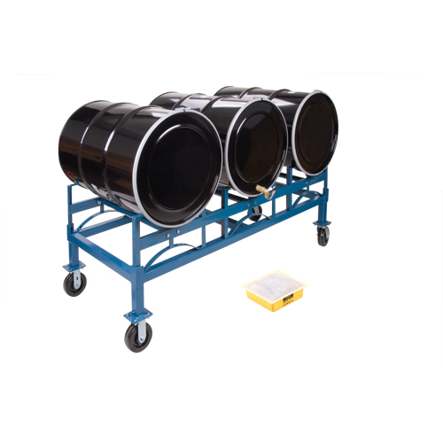 Porte-barils empilables, 3 barils, Capacit&eacute; de 2400 lb, 71-1/2" la x 30" p x 12-1/2" h Stor-it Systems