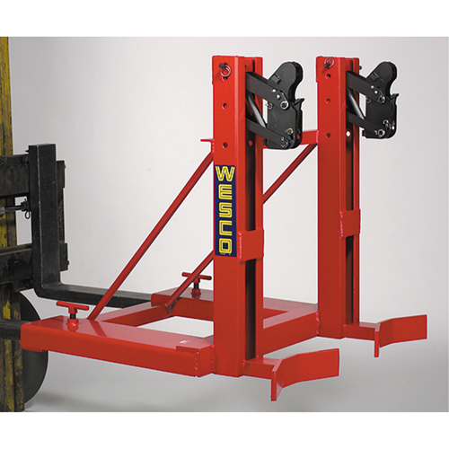 Manipulateurs de baril Gator Grip pour chariot &eacute;l&eacute;vateur, Pour 30 gal. US (25 gal. imp.) / 50 gal. US (41.6 gal. imp.) / 80 gal. US (66.6 gal. imp.) Stor-it Systems