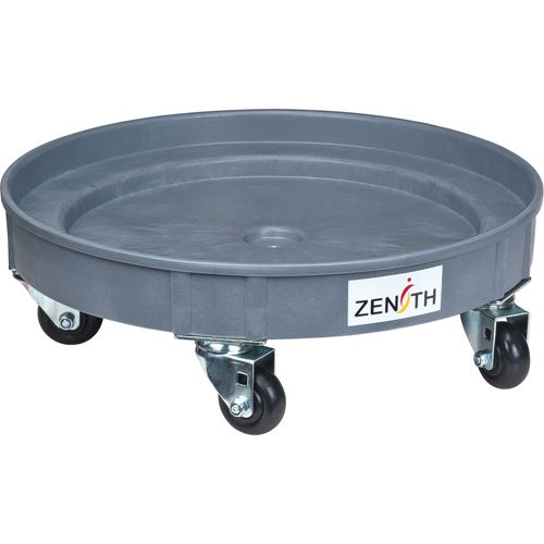 Socle roulant pour baril de confinement des fuites, 24,25" dia. X 7,625" h, Cap. de d&eacute;versement 1,5 gal. US Stor-it Systems