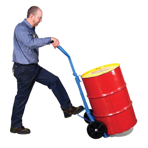 Drum Hand Truck, Steel Construction, 30 - 55 US Gal. (25 - 45 Imperial Gal.) Stor-it Systems