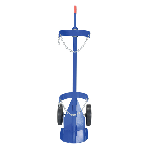 Chariot pour bouteille de gaz, Roues Caoutchouc, Base de 12" la x 15-1/2" lo, 500 lb Stor-it Systems