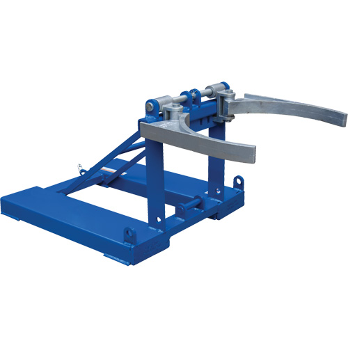 Fork Mounted Poly Drum Lifter, 30 - 55 US Gal. (25 - 45.8 Imperial Gal.) Drum Size, 1100 lbs./499 kg Cap. Stor-it Systems