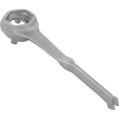 Single Ended Specialty Bung Nut Wrench, 1-1/2" Opening, 4-1/4" Handle, Non-Sparking Aluminum Stor-it Systems